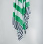 Mijölnir Toalla de playa Fouta Azul oscuro, Verde y Blanco